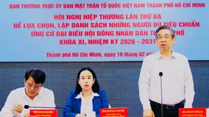 The Standing Board of the Viet Nam Fatherland Front Committee in Ho Chi Minh City holds the third Consultative Conference on the afternoon of February 10.