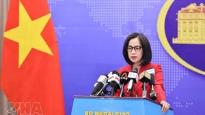 Spokesperson of the Vietnamese Ministry of Foreign Affairs Pham Thu Hang (Photo: VNA)
