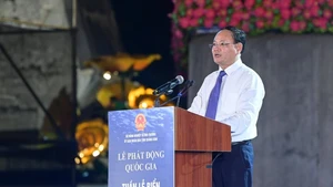 Deputy Minister of Agriculture and Environment Le Minh Ngan speaks at the launch ceremony (Photo: Ministry of Agriculture and Environment) 