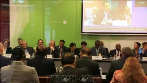Deputy Minister Nguyen Hoang Hiep, attends the Global Platform for Disaster Risk Reduction (GP2025) in Geneva, Switzerland, June 4. (Photo: VNA)