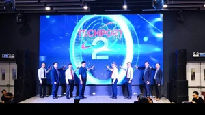Delegates at the launch of the new version of Ho Chi Minh City technology exchange platform. (Photo: NDO)