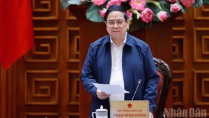 At the meeting of standing Government members on March 18, 2026 (Photo: NDO)