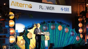 Vietnamese Ambassador to Germany Nguyen Dac Thanh speaks at the ceremony (Photo: VNA)