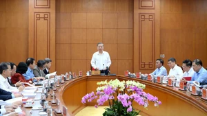 Party General Secretary To Lam speaks at the meeting (Photo: NDO)