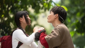 A scene from Nha ba toi mot phong (A room called home), the film that ranks second in box-office revenue during the Tet 2026 film season.