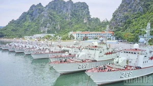 Ha Long Naval Port (Quang Ninh Province), where Brigade 170 of Naval Region 1 is stationed.