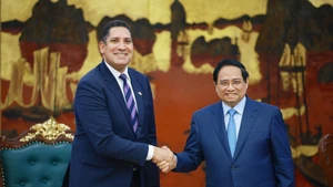 Prime Minister Pham Minh Chinh receives Swedish Ambassador to Viet Nam Johan Ndisi in Ha Noi on January 30, 2026. (Photo: VNA)