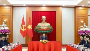 General Secretary of the Communist Party of Viet Nam Central Committee To Lam holds phone talks with the President of the Republic of Korea Lee Jae Myung on January 30. (Photo: VNA)
