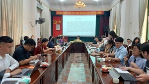 Delegates attend the conference.