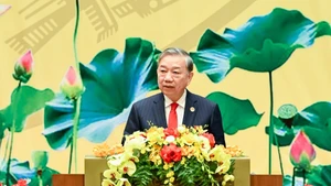 Party General Secretary To Lam addresses the ceremony. (Photo: NDO)