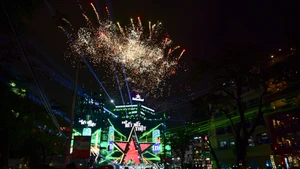 The countdown festival to welcome the New Year is held annually in the pedestrian zone around Hoan Kiem Lake in Ha Noi.