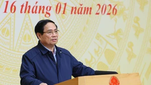 Prime Minister Pham Minh Chinh addresses the conference (Photo: VNA)