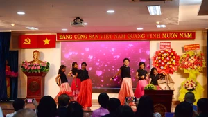 An art performance at the ceremony (Photo: VNA)