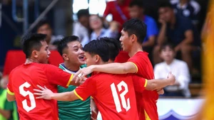 Viet Nam's national futsal team will gather in Ho Chi Minh City on August 18 before travelling to Kuwait for training from September 9 to 14. (Photo: VFF)