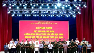 Delegates at the launch ceremony (Photo: qdnd.vn)