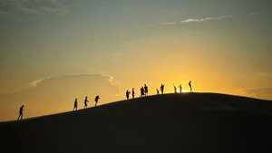 Sunset in Mui Ne. (Photo: VNA)