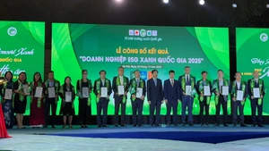 20 trailblazing companies in national green ESG rankings honoured at the ceremony (Photo: NDO)