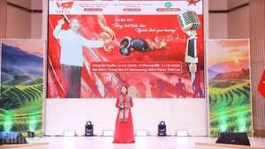 A performance at the contest 