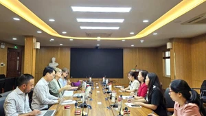 The meeting between the Viet Nam Farmers’ Union and the Food and Agriculture Organisation of the United Nations (FAO) on September 15 (Photo: hoinongdan.org.vn)