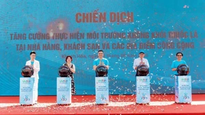 The launch ceremony of the campaign to strengthen smoke-free environment in Khanh Hoa Province