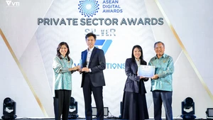 A Vietnamese enterprise’s product wins the silver award in the Final Round of the ASEAN Digital Awards held in January 2025 in Thailand. (Photo: Organising Board)