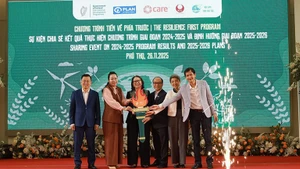 At the announcement of the funding