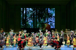 A concert of Thanh Am Xanh in January 2025.