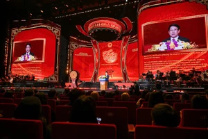President Luong Cuong speaks at the event. (Photo: Thuy Nguyen)