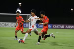 The match between Viet Nam and Yemen at the AFC U17 Asian Cup. (Photo: VFF)