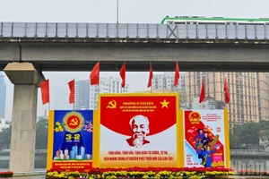 Large billboards are installed in squares, roundabouts and busy public areas to spread the message of the election day.