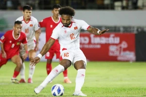 Viet Nam broke the deadlock in the 68th minute when Xuan Son scored from a penalty, taking his tally to eight goals in only six appearances for the national team.