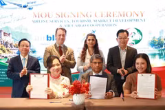 Three memoranda of understanding on cooperation signed at the event. (Photo: Embassy of Viet Nam in Pakistan)