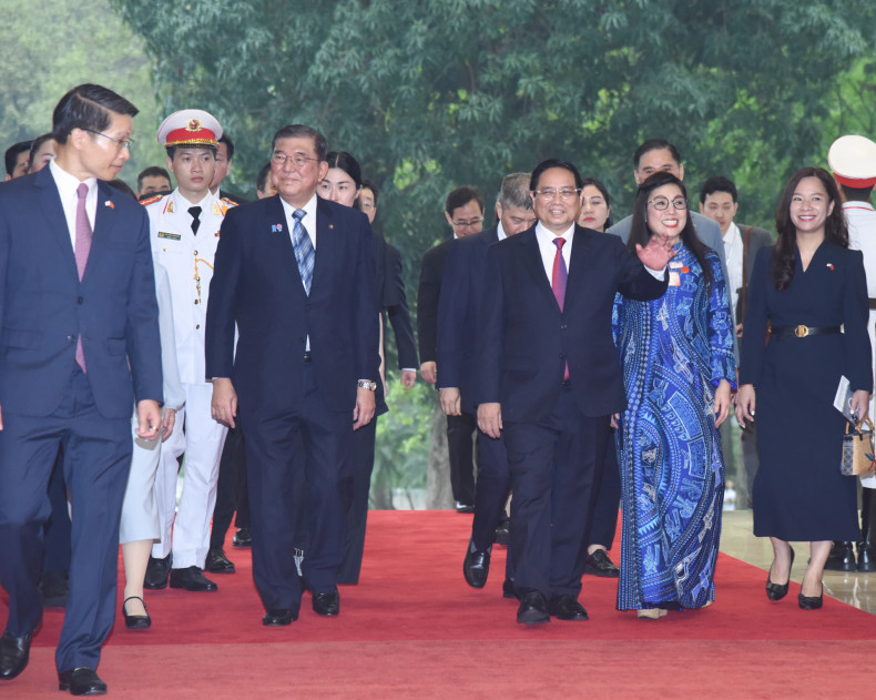 PM Pham Minh Chinh and Japanese PM Ishiba Shigeru. PM Pham Minh Chinh and Japanese PM Ishiba Shigeru.