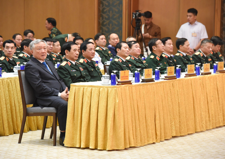 Delegates attend the ceremony.