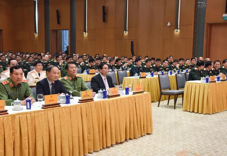 Prime Minister Pham Minh Chinh and delegates attend the ceremony.