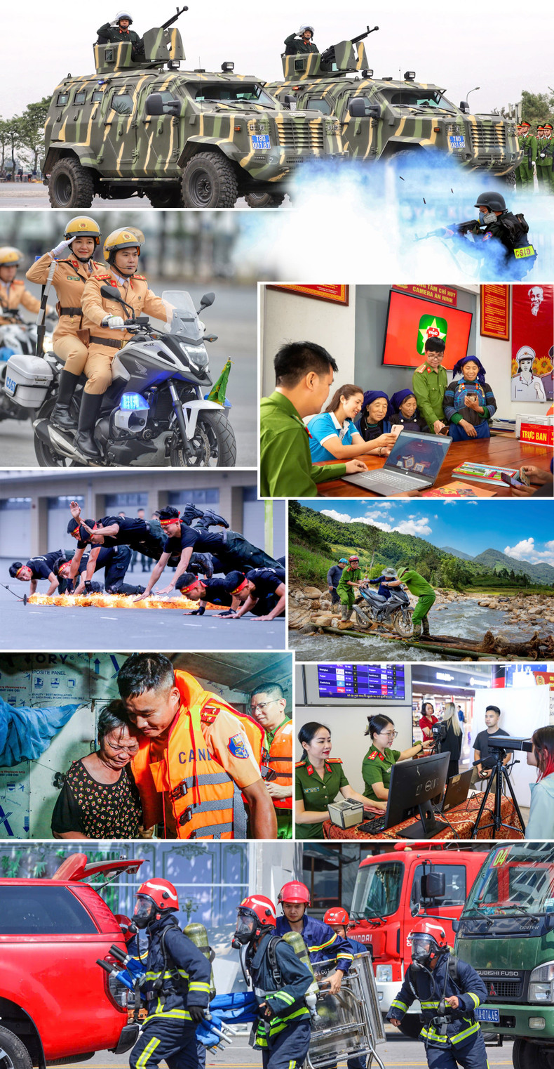 The People's Public Security Forces have matured and developed comprehensively.(Photo: cand.com.vn) The People's Public Security Forces have matured and developed comprehensively.(Photo: cand.com.vn)
