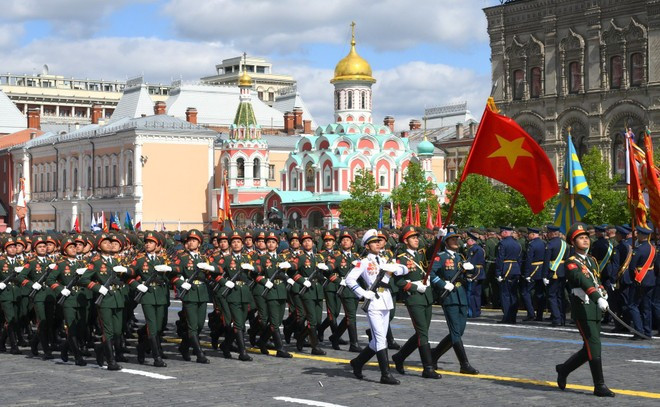 The Vietnamese contingent at the military parade at the Red Square in Moscow on May 9 to celebrate the 80th anniversary of the Victory of the Great Patriotic War (May 9, 1945 – 2025). (Photo: VNA) The Vietnamese contingent at the military parade at the Red Square in Moscow on May 9 to celebrate the 80th anniversary of the Victory of the Great Patriotic War (May 9, 1945 – 2025). (Photo: VNA)