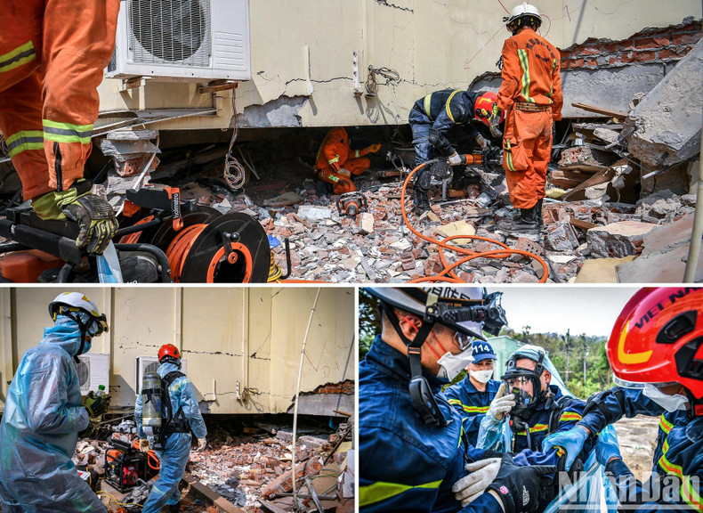 Even in the most challenging and complex situations, the rescue team from Vietnam’s Ministry of Public Security completed their tasks. They used gas masks to crawl into the narrowest spaces to retrieve victims’ bodies. Even in the most challenging and complex situations, the rescue team from Vietnam’s Ministry of Public Security completed their tasks. They used gas masks to crawl into the narrowest spaces to retrieve victims’ bodies.