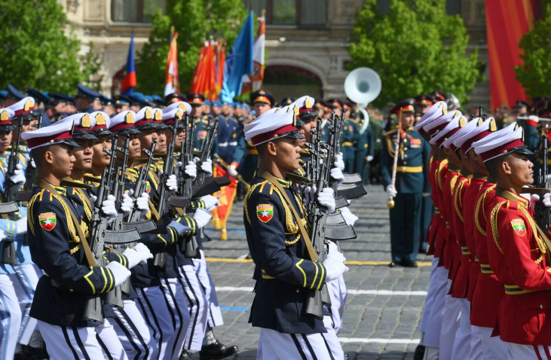 Troops from Myanmar.