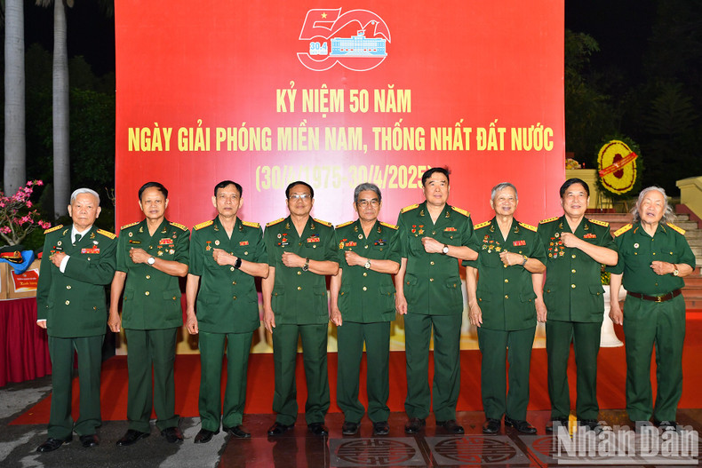 Veterans attend the ceremony.