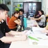 Young workers looking for jobs at the Ha Noi Employment Service Centre.