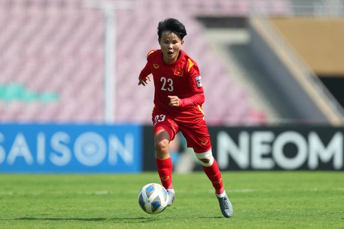Midfielder Nguyen Thi Bich Thuy Midfielder Nguyen Thi Bich Thuy