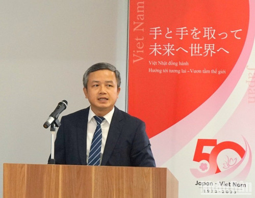 DOLAB Deputy Director Pham Viet Huong speaking at the event. (Photo: TRUNG HUNG)