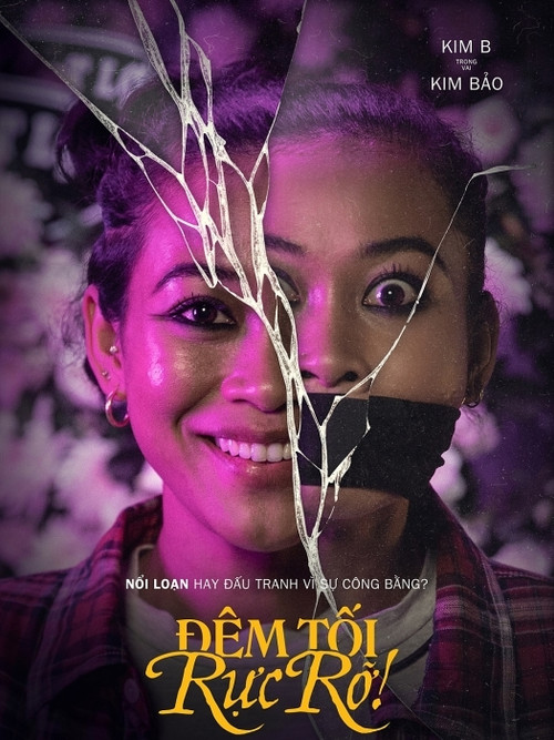 Kim B's role as Kim Bao in ‘Dem Toi Ruc Ro’ is her first role in the film industry.