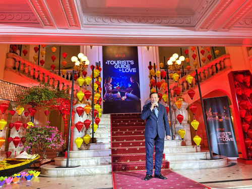 Deputy Minister Ta Quang Dong speaking at the premiere (Photo: vietnamtourism.gov.vn) Deputy Minister Ta Quang Dong speaking at the premiere (Photo: vietnamtourism.gov.vn)