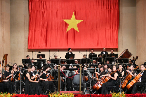 A performance at the 2022 'Dieu Con Mai' concert (Photo: VOV)