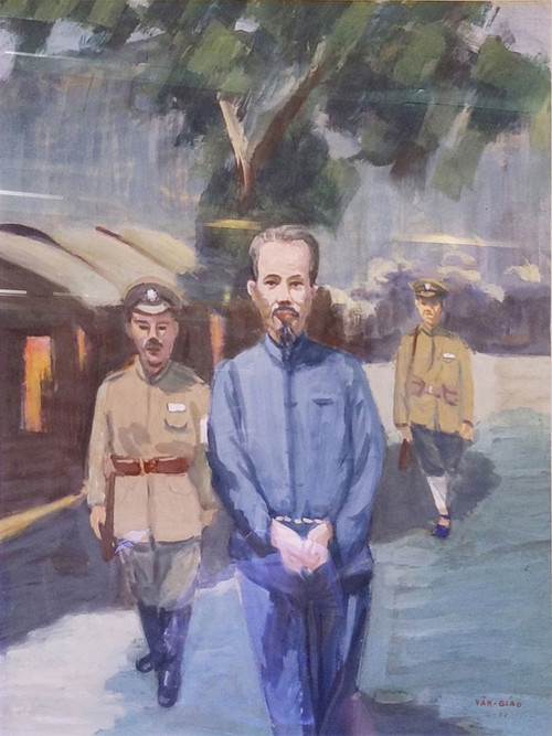Painting ‘Giai Di Som’ (Being Escorted in the Early Morning).