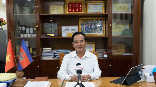 President of the Khmer-Vietnamese Association in Cambodia Sim Chy President of the Khmer-Vietnamese Association in Cambodia Sim Chy