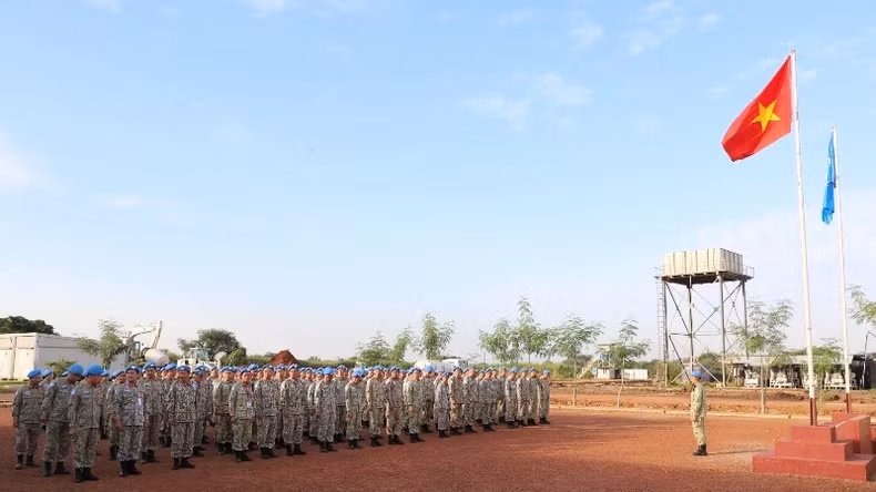 Vietnam's participation in UN peacekeeping operations aims to consistently implement its foreign policy of independence, self-reliance, peace, proactiveness, and active international integration. (Photo: KIỀU GIANG)