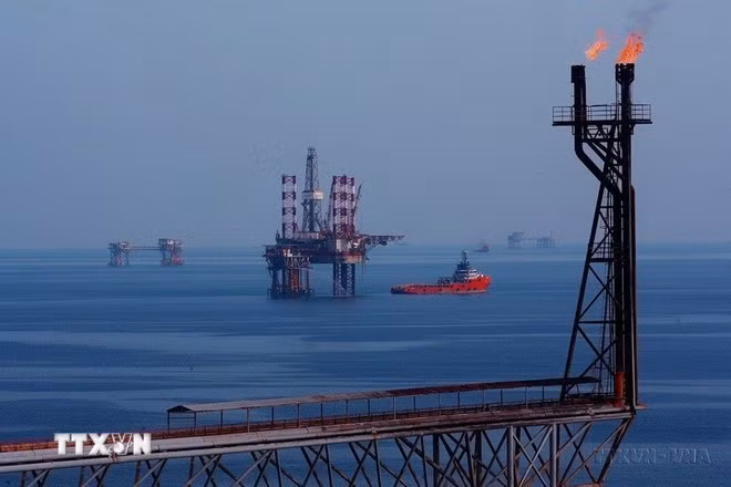 Bach Ho oil field of the Viet Nam – Russia oil and gas joint venture Vietsovpetro. (Photo: VNA)